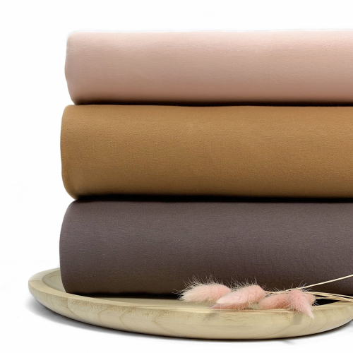 Preview: RESTSTÜCK 0,80m !!! - Bio French Terry - uni - dusty rose