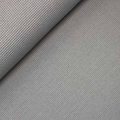 Preview: RESTSTÜCK 0,50m !!! - Bio Strickjersey - Waffel - grey