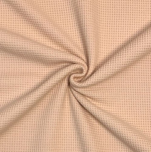Preview: RESTSTÜCK 0,50m !!! - Bio Strickjersey - Waffel - powder