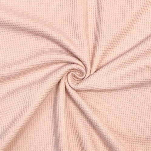 Preview: RESTSTÜCK 0,50m !!! - Bio Strickjersey - Waffel - rose