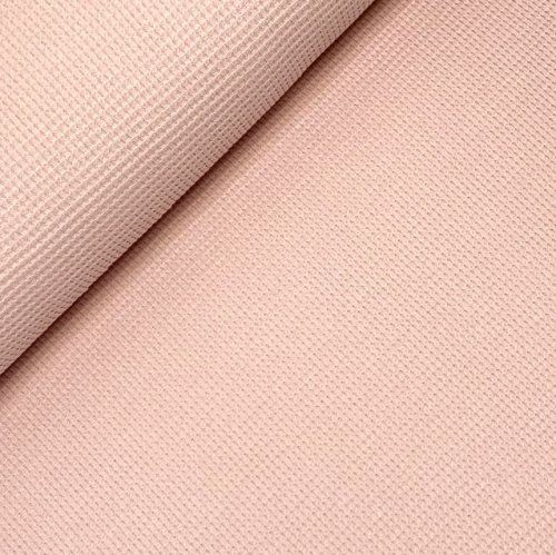 Preview: RESTSTÜCK 0,50m !!! - Bio Strickjersey - Waffel - rose