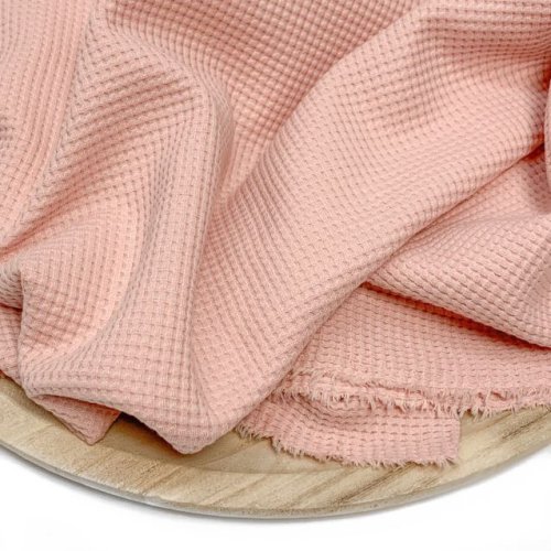 RESTSTÜCK 0,50m !!! - Bio Strickjersey - Waffel - rose