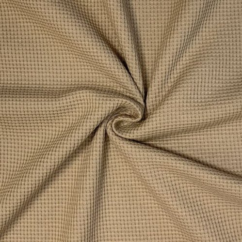 Preview: RESTSTÜCK 0,50m !!! - Bio Strickjersey - Waffel - taupe