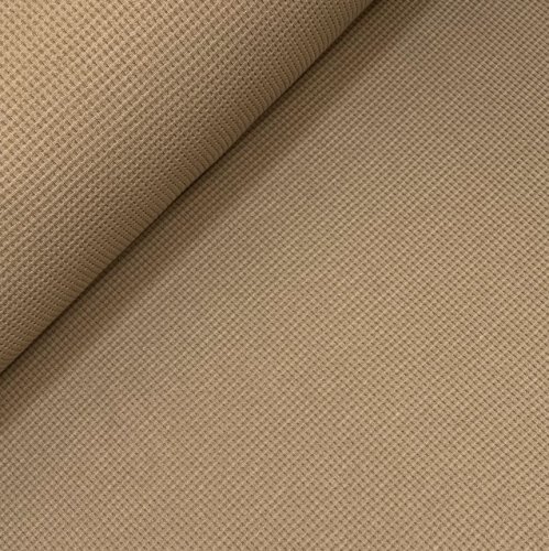 Preview: RESTSTÜCK 0,50m !!! - Bio Strickjersey - Waffel - taupe
