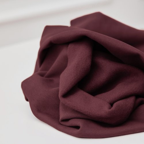 Organic Sweat - basic brushed - grape - Mind the Maker