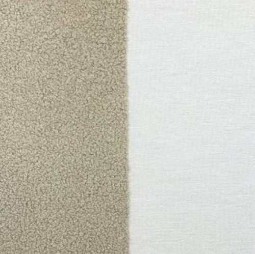 Preview: RESTSTÜCK 0,90m !!! - Boucle - Deluxe - sand
