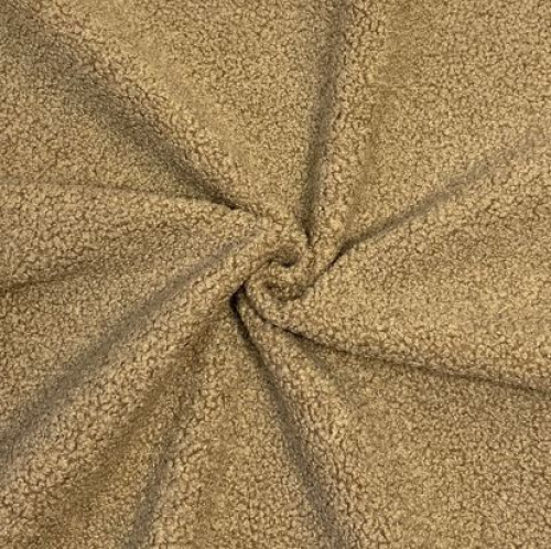 Preview: RESTSTÜCK 1,00m !!! - Boucle - Deluxe - soft brown