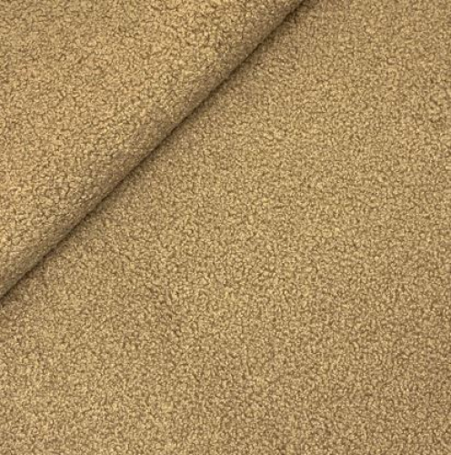 Preview: RESTSTÜCK 1,00m !!! - Boucle - Deluxe - soft brown