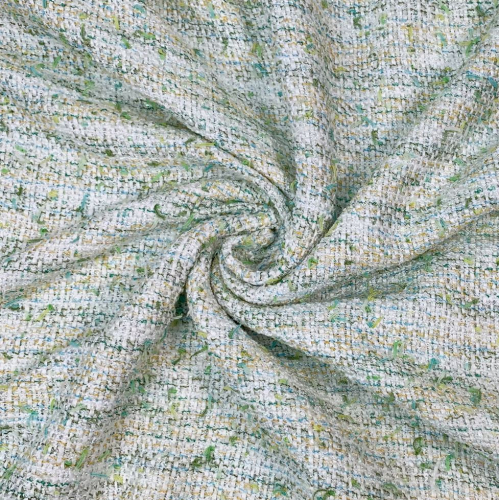 Preview: Tweed Bouclé - Carolin - grün