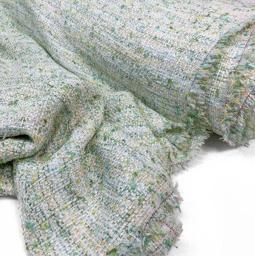 Tweed Bouclé - Carolin - grün