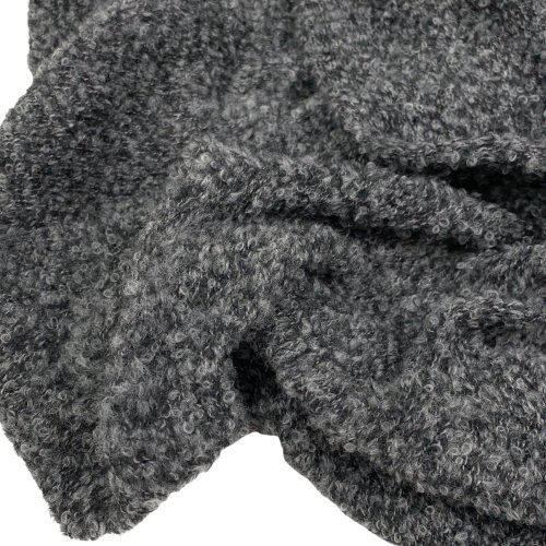 RESTSTÜCK 0,70m!!! - Strick Bouclé - grau - Albstoffe