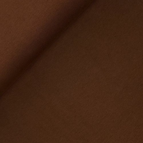 Preview: Bündchen Schlauch - 1/1 Rib - braun