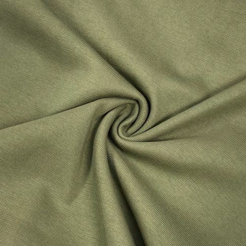 Bündchen Schlauch - 1/1 Rib - olive
