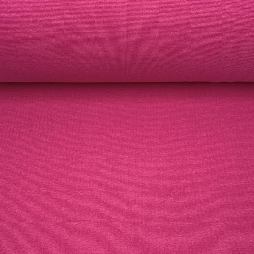 Schlauchbündchen - uni - fuchsia