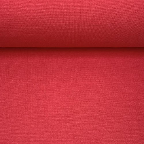 Schlauchbündchen - uni - rot