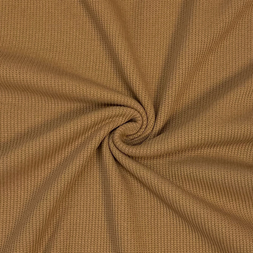 Preview: RESTSTÜCK 1,20m !!! - Baumwoll Strick - Cable Miami - caramel