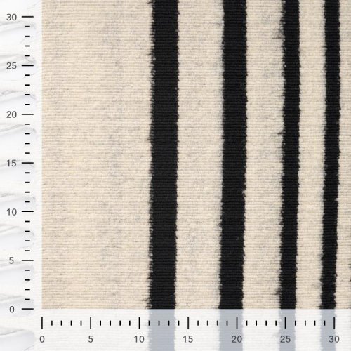 Cape mit Fransen - Kimo - black/ecru