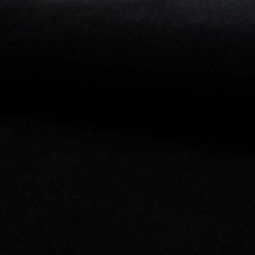 RESTSTÜCK 1,0m !!! - Cord Jersey - Fine Rib - black