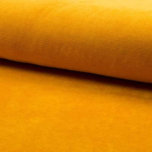 RESTSTÜCK 1,00m !!! - Cord Jersey - Fine Rib - ochre