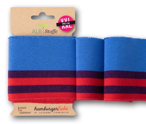 Cuff me - Bio Bündchen - College Col. 152 - bluette/viola/flamme - Life Loves You - Hamburger Liebe