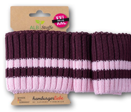 Cuff me - Bio Bündchen - Cozy Stripes - Col. 26  - Sparkle - Hamburger Liebe