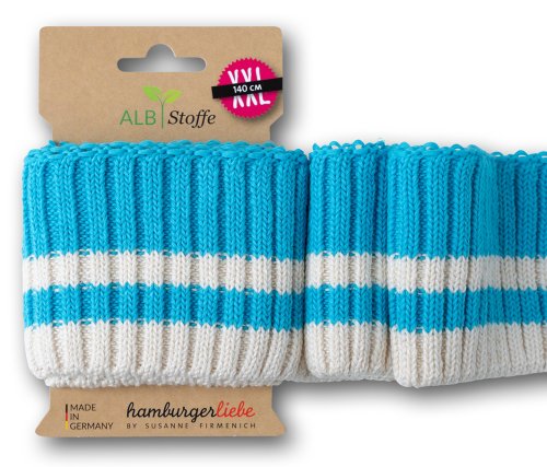 Cuff me - Bio Bündchen - Cozy Stripes - Col. 28  - Sparkle - Hamburger Liebe