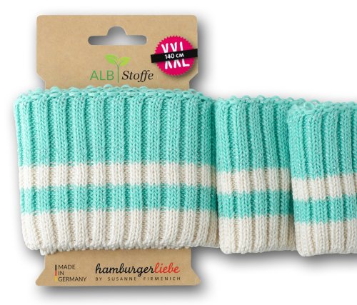 Cuff me - Bio Bündchen - Cozy Stripes - Col. 27  - Sparkle - Hamburger Liebe