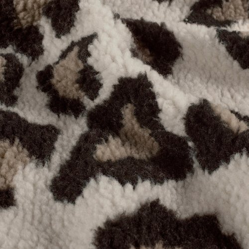 Mantelstoff - Curly Lamb - Maite Big - kamel