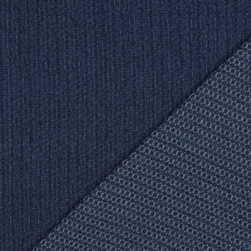 Denim - Jeansstoff - Bubble Structur - blue