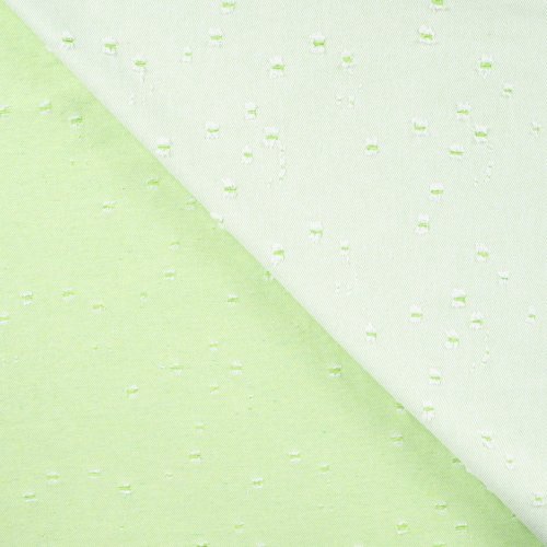 Jeansstoff - Denim Summer Fransen - lime