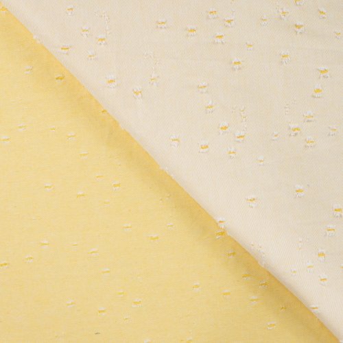 Jeansstoff - Denim Summer Fransen - yellow