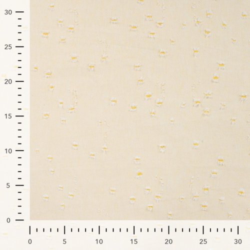 Jeansstoff - Denim Summer Fransen - yellow