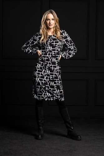 Preview: RESTSTÜCK 1,90m !!! - Romanit Jersey - Buchstaben - white