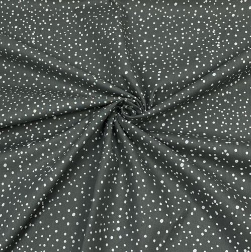 Baumwolle - Dots - grey - Popeline