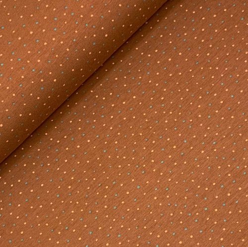 Preview: RESTSTÜCK 0,80m !!! - Jersey - Dots - hazel