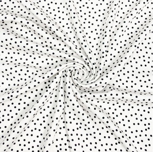Viskose - Dotties - ecru