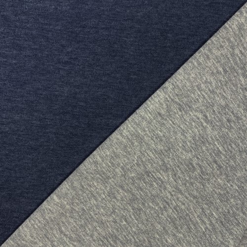 Preview: RESTSTÜCK 1,20m !!! - Doubleface Single Jersey - Jeansoptik
