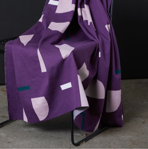 Bio Jacquard - Element - plum - Mind the Maker