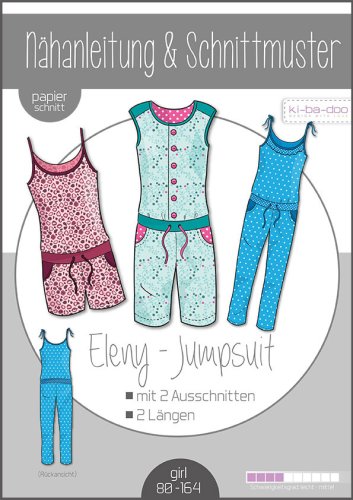 Papierschnittmuster - Eleny Jumpsuit - Kinder- Kibadoo