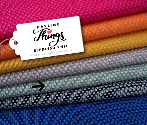 Bio Jacquard Jersey - Espresso - caccia/meringa - A88/A17 - Darling Things - Hamburger Liebe - Albstoffe