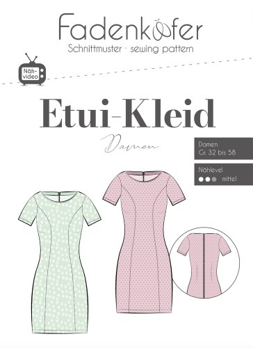 Papierschnittmuster - Etuikleid - Damen - Fadenkäfer