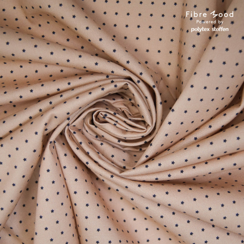 Preview: RESTSTÜCK 1,20m !!! - Baumwollstretch - Suri - beige - Fibremood