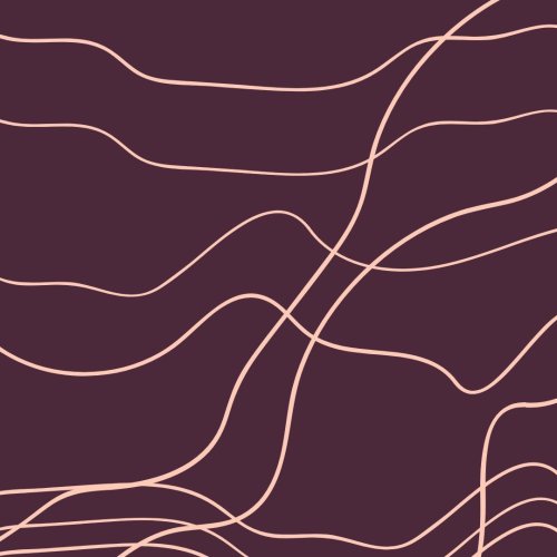 Preview: Baumwoll Popeline - Lines - bordeaux/nude - Fibremood No. 37