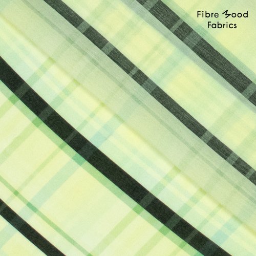 Preview: Tencel™ - Check - green/black - Fibremood No. 38