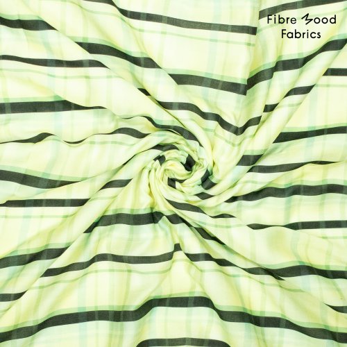 Preview: Tencel™ - Check - green/black - Fibremood No. 38