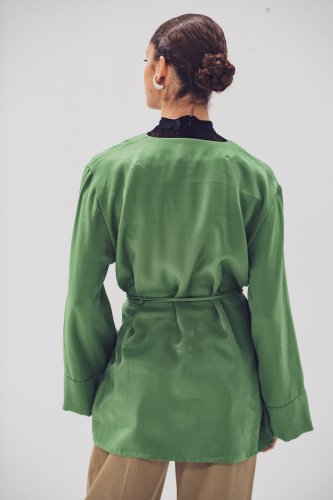 Preview: Viskosegemisch - Shiny - jungel green - Fibremood No. 37