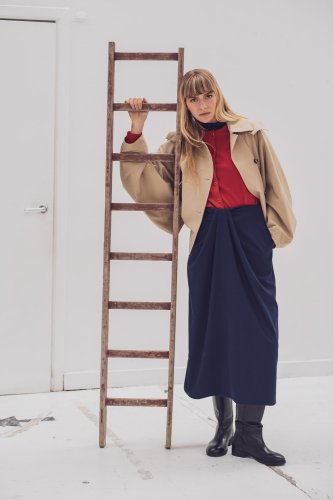 Preview: Viskosegemisch - Stretch - navy - Fibremood No. 37