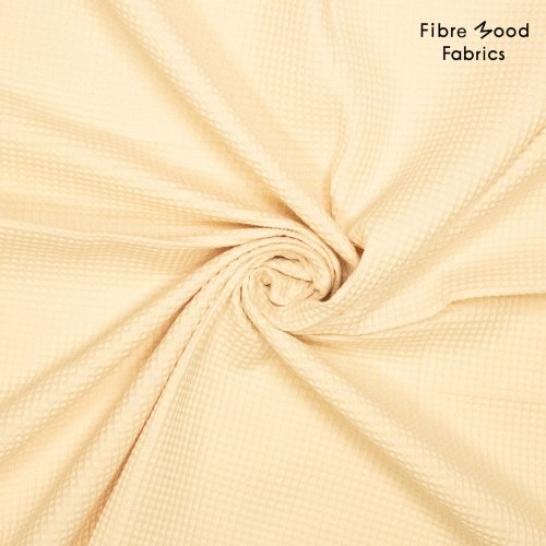 Waffelpique - Baumwolle - light beige - Fibremood Spezial No. 4