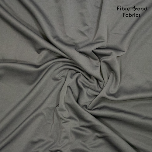 Preview: Modal Heavy Jersey - uni - grey - Fibremood No. 40