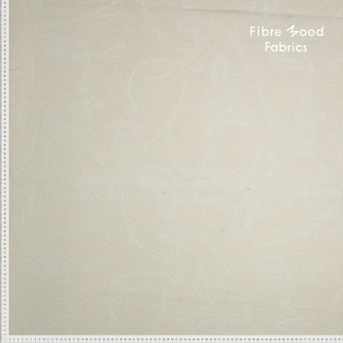 Preview: RESTSTÜCK 1,00m !!! - Jacquard - Faces - creme - Fibremood No. 36 - Kopie